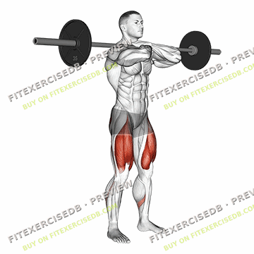 Barbell Front Squat — watermarked preview